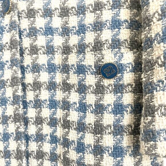 NEW $990  Sandro Caliana Houndstooth Tweed Jacket - Picture 14 of 16